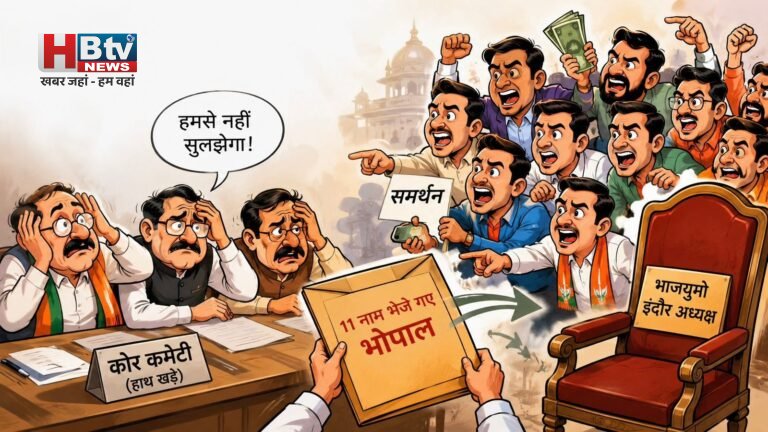भाजयुमो इंदौर अध्यक्ष के लिए घमासान, कोर कमेटी ने भी खड़े किए हाथ, पूरे 11 नाम भोपाल भेज दिए