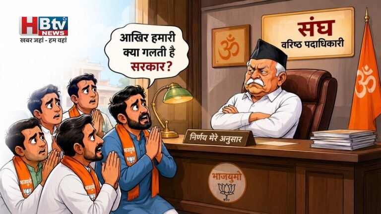 भाजयुमो इंदौर अध्यक्ष की नियुक्ति में संघ का रोड़ा, दावेदार हाथ जोड़कर पूछ रहे-आखिर हमारी क्या गलती है सरकार?