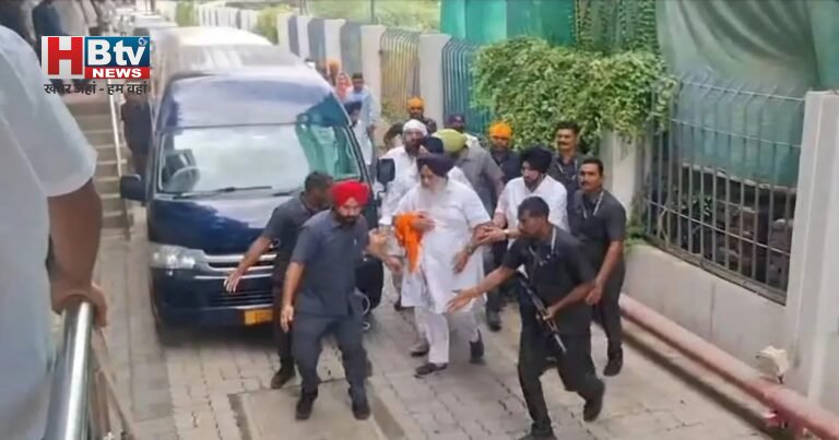 नांदेड़ के गुरुद्वारा में सुखबीर सिंह बादल पर कृपाण से हमला, हिरासत में आरोपी