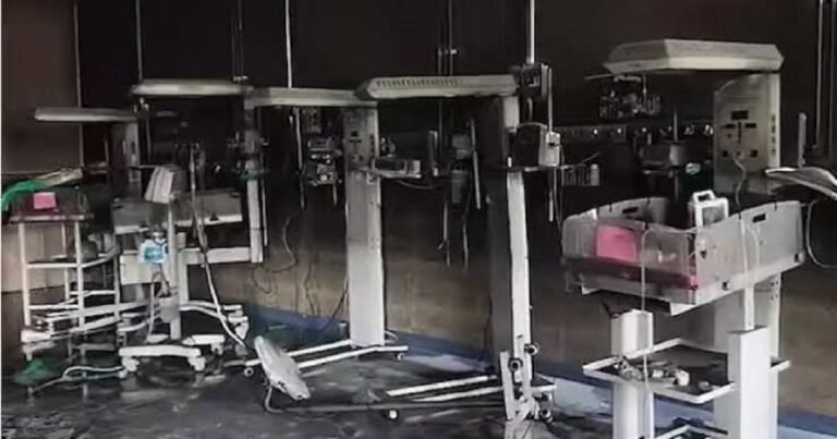 अमरावती अस्पताल के NICU में भीषण आग: 3 नवजातों की मौत, 39 बच्चों में मची अफरा-तफरी; वेंटिलेटर में धमाके के बाद भड़की आग
