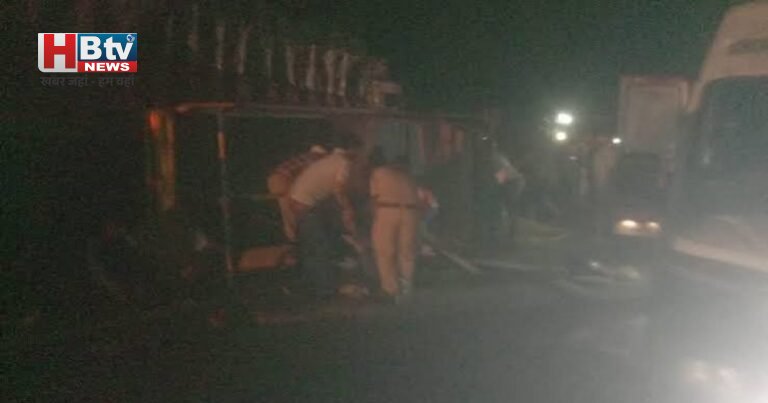 भिंड-ग्वालियर रोड पर भीषण हादसा: 8 मजदूरों की मौत, 25 घायल; NH-719 को फोरलेन करने की भी है मांग 