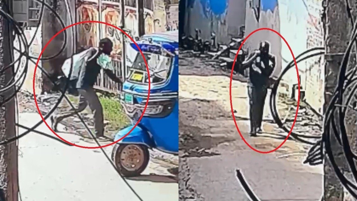 ग्रेटर नोएडा पुलिस मुठभेड़ स्थल पर मौजूद पुलिस बल
