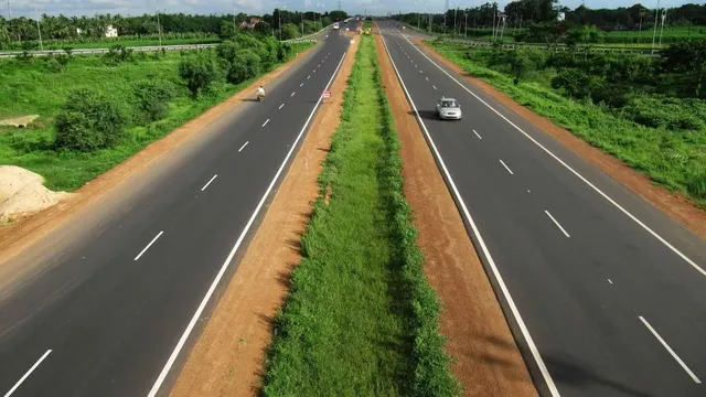 इंदौर-उज्जैन ग्रीनफील्ड फोरलेन का निर्माण