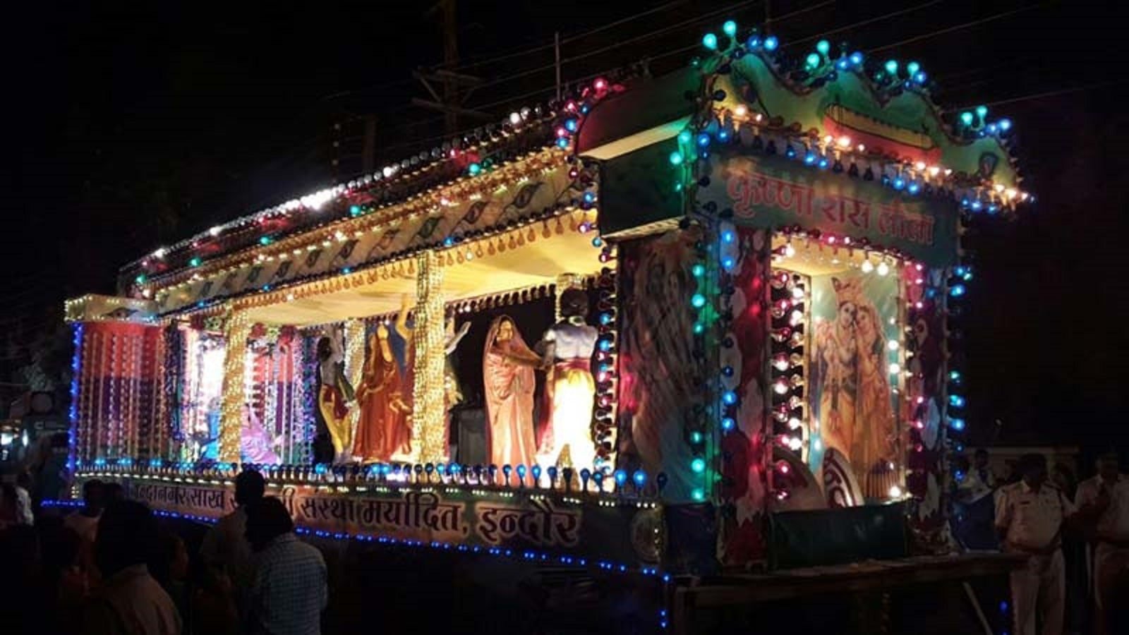 इंदौर में अनंत चतुर्दशी झांकी परंपरा का भव्य कारवां
