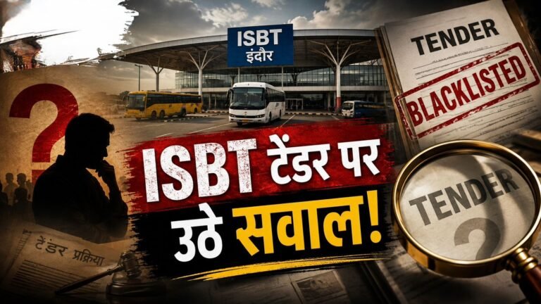 बीवीजी कंपनी का इंदौर आईएसबीटी ठेका