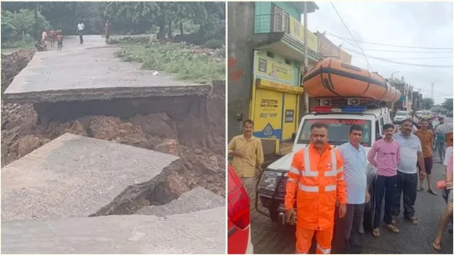 भारी बारिश चेतावनी: मंदाकिनी नदी उफान पर