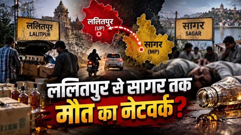 सागर में जहरीली शराब से मौतों का दृश्य