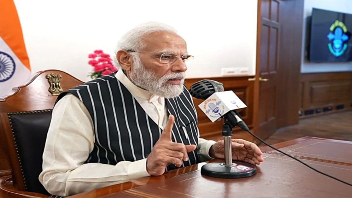 पीएम मोदी मन की बात में आज का भारत आतंक बर्दाश्त नहीं करता