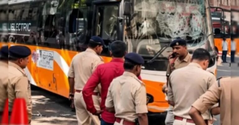 इंदौर के राजबाड़ा बस तोड़फोड़ मामले की पुलिस जांच
