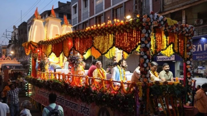 इंदौर में झांकियों की भव्य परंपरा, राजकुमार मिल की झांकी प्रथम पुरस्कार विजेता