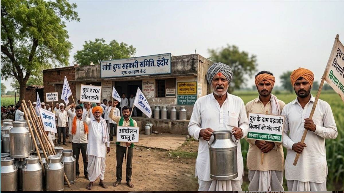 इंदौर में 1 अक्टूबर से दूध ₹3 महंगा, अब ₹68 प्रति लीटर मिलेगा 1 इंदौर में दूध की कीमतों में वृद्धि की खबर