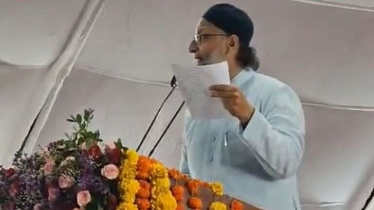 ओवैसी की खुली चुनौती भाजपा विधायक रामेश्वर शर्मा को