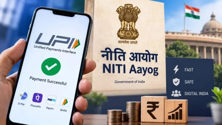 नीति आयोग द्वारा यूपीआई पेमेंट चार्ज को लेकर स्पष्ट बयान