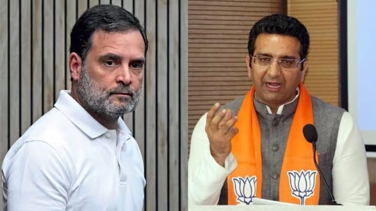 बीजेपी प्रवक्ता द्वारा राहुल गांधी पर विदेशी ताकतों से जुड़ाव का आरोप
