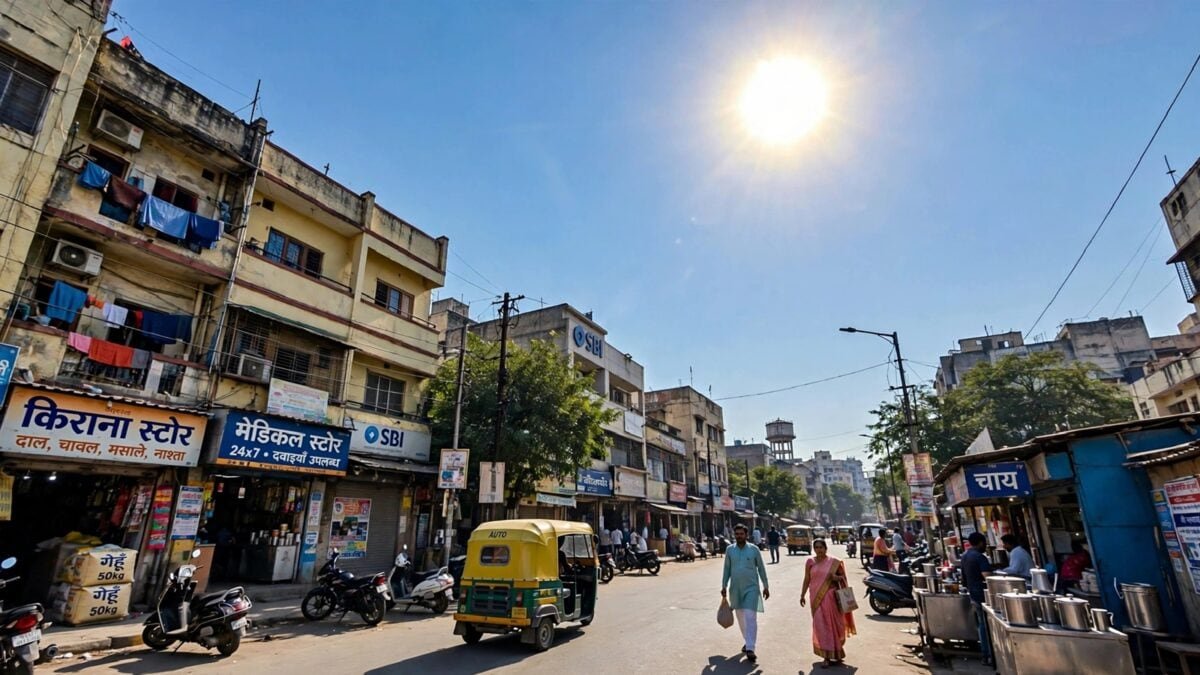 दशहरे पर बारिश का अलर्ट के कारण इंदौर और उज्जैन में गिरे बादल और मौसम खराब