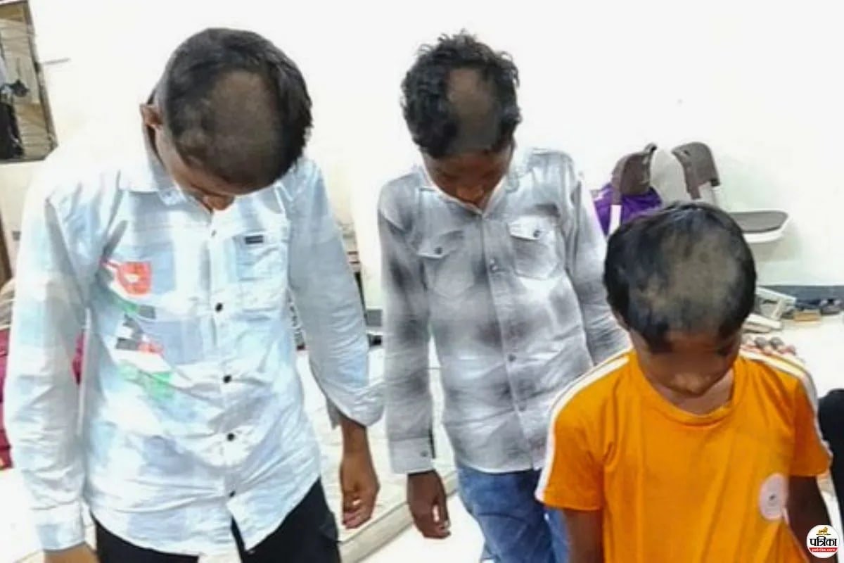 चंद्रपुर आश्रम स्कूल में बच्चों के आधा गंजा किए जाने की घटना