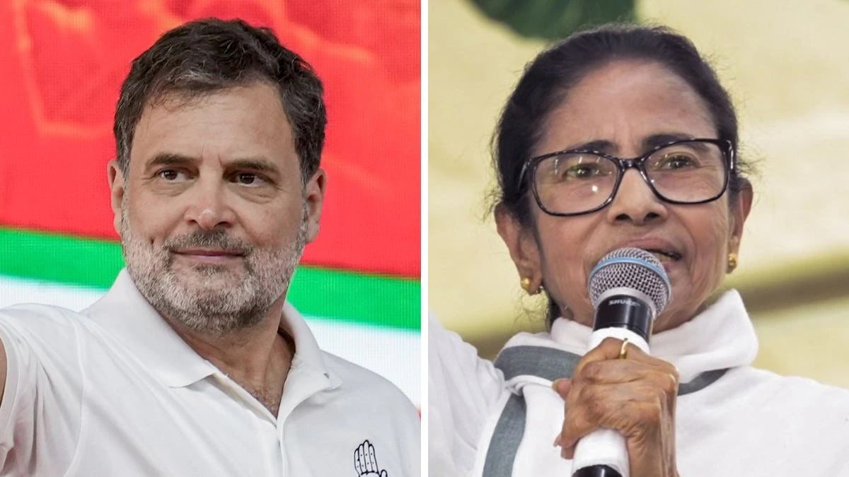 दिल्ली में 12 अक्टूबर INDIA गठबंधन विरोध मार्च का दृश्य