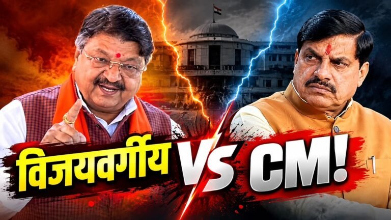 कैलाश विजयवर्गीय और सीएम मोहन यादव की बैठक की तस्वीर