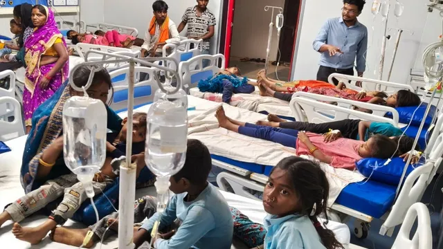 बैतूल में दूध-केला खाने से 32 बच्चे बीमार होकर अस्पताल में भर्ती
