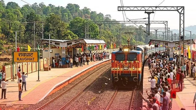 ताड़ोकी-रावघाट नई रेल सेवा से छत्तीसगढ़ में बेहतर कनेक्टिविटी