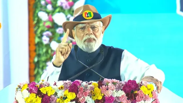 पीएम मोदी विपक्ष अवरोध पक्ष तंज राष्ट्रीय एकता दिवस समारोह