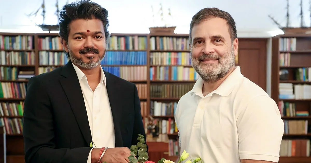 राहुल गांधी और थलपति विजय कैफे में मिले, कॉफी और कुकीज का आनंद लिया