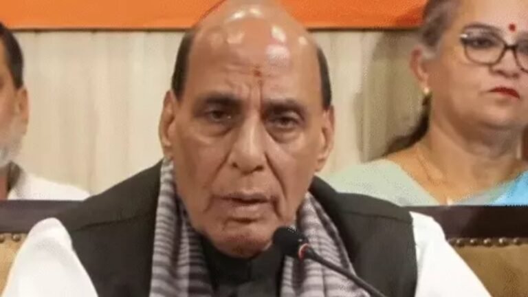 राजनाथ सिंह का विपक्ष पर बांग्लादेश की तर्ज पर रिजीम चेंज का आरोप