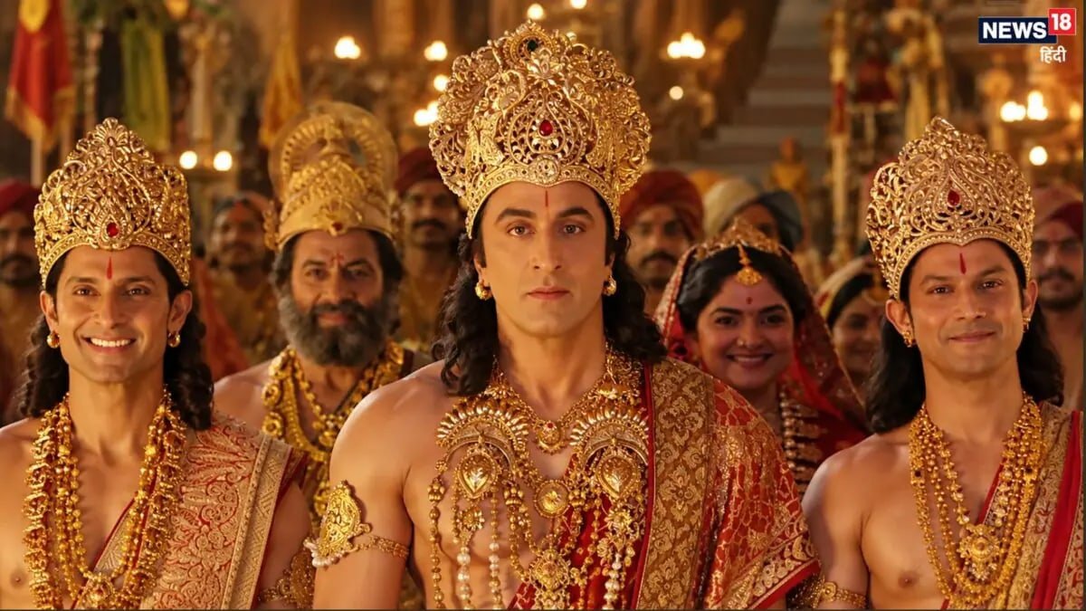 राष्ट्रपति भवन में रामायण की विशेष स्क्रीनिंग का दृश्य