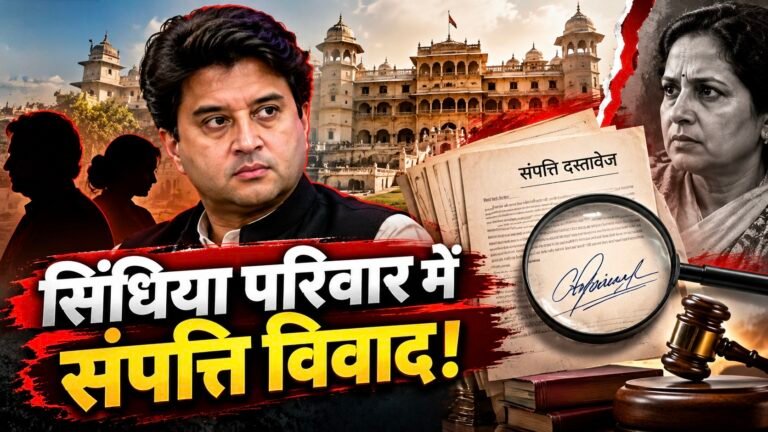 सिंधिया परिवार की संपत्ति विवाद में फर्जी हस्ताक्षर का आरोप