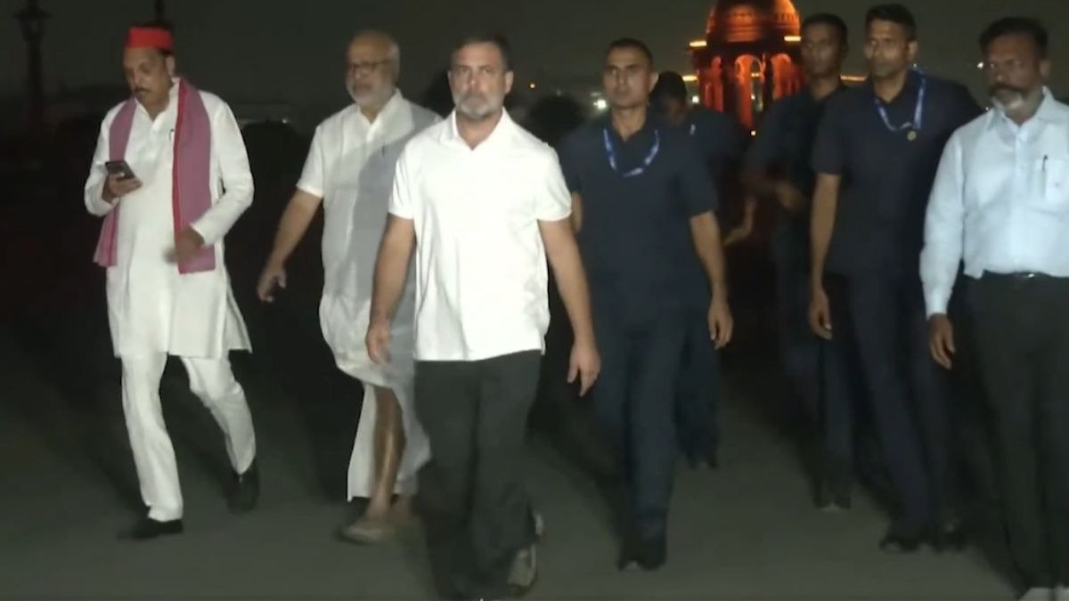 राहुल गांधी सुप्रीम कोर्ट मार्च विरोध प्रदर्शन