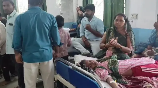 सतना में देवी विसर्जन दुर्घटना में ट्रैक्टर-ट्रॉली बिजली लाइन की चपेट में आने से घायल बच्चे
