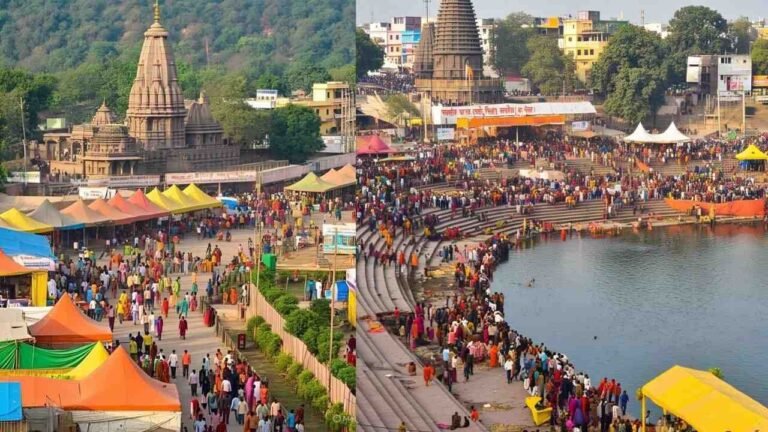 सिंहस्थ के मद्देनजर उज्जैन में यातायात तैयारी और हेलमेट पहनने वाले को तुलसी का पौधा